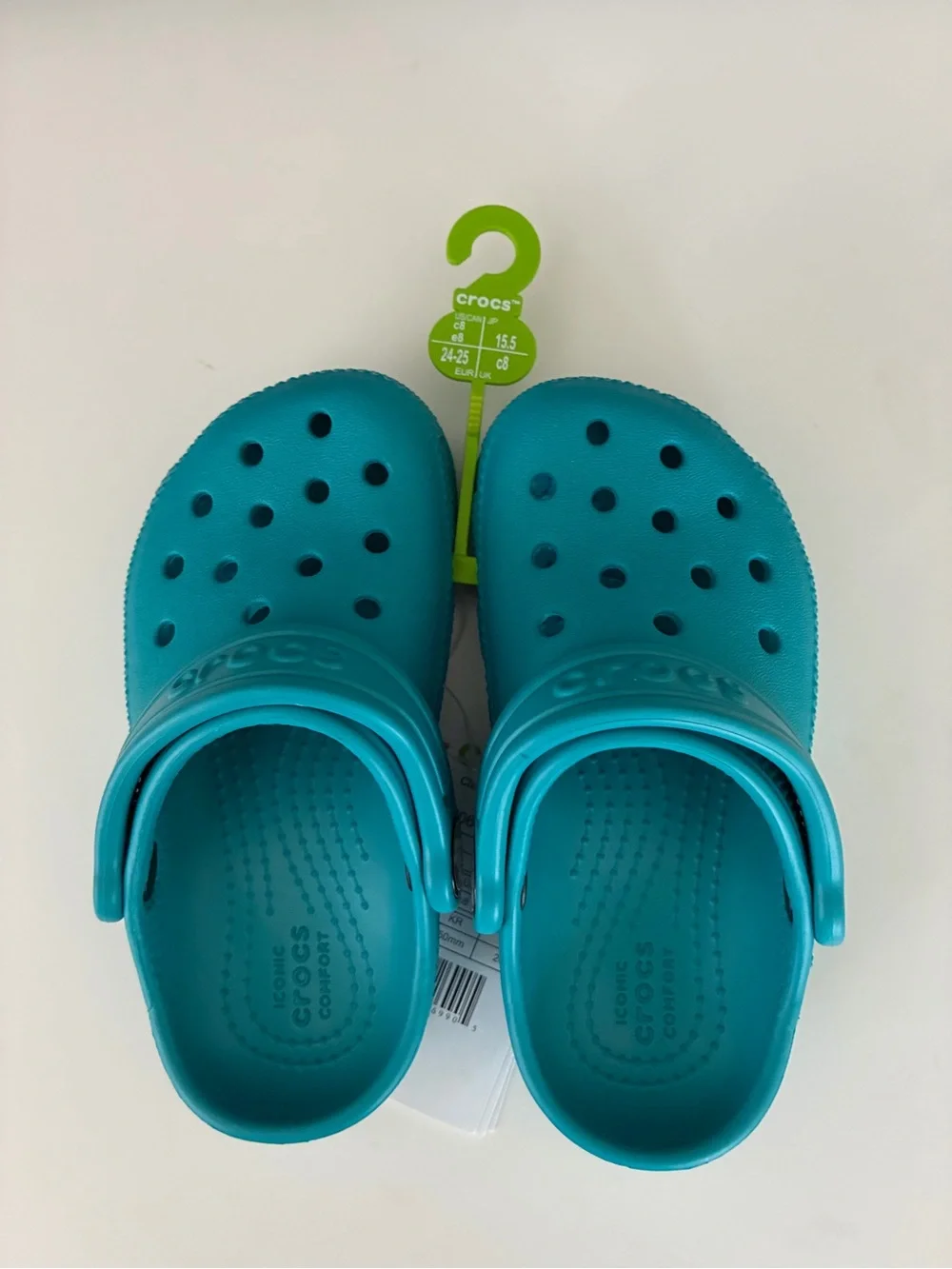 CROCS Kids Classic Clog in Teal Blue